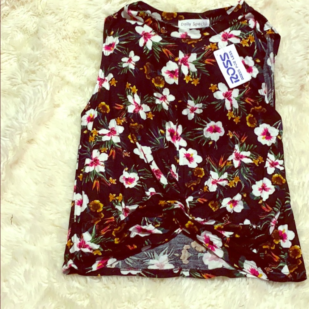 Floral not front top